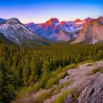 Rocky Mountain National Park at Sunrise