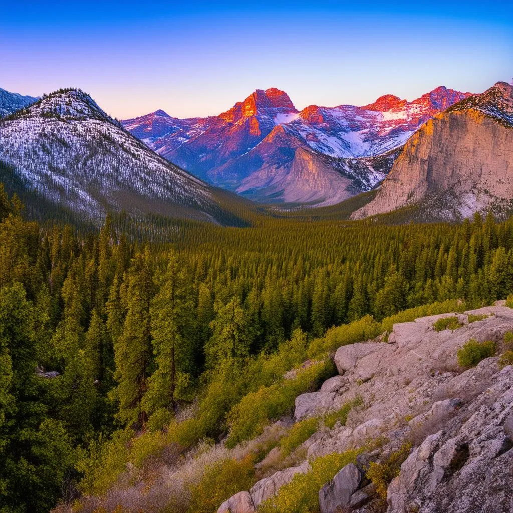 Rocky Mountain National Park at Sunrise