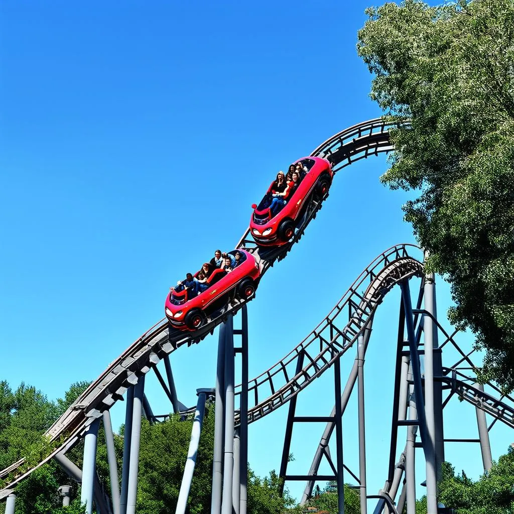 Roller Coaster Vertical Loop