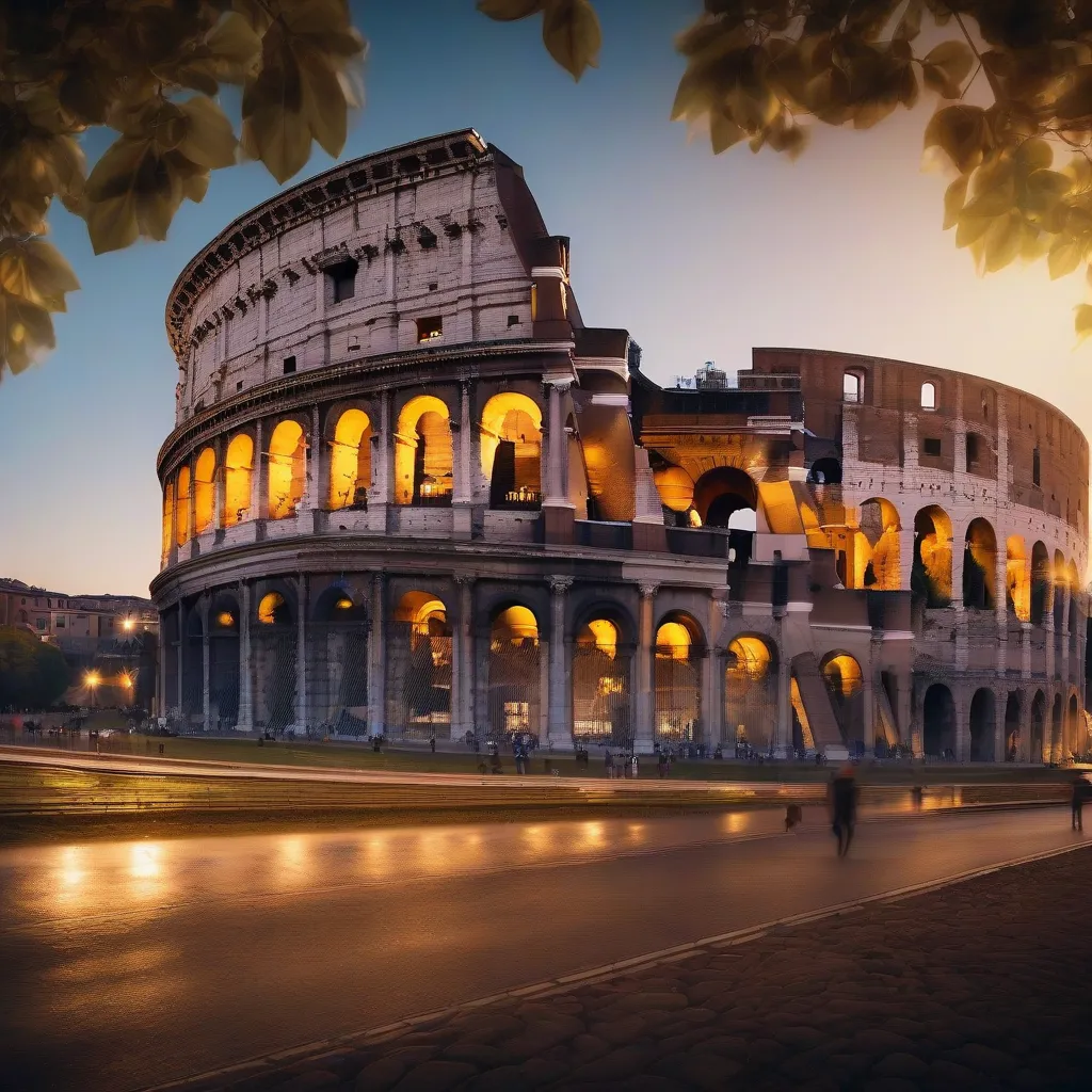 Colosseum at Dusk