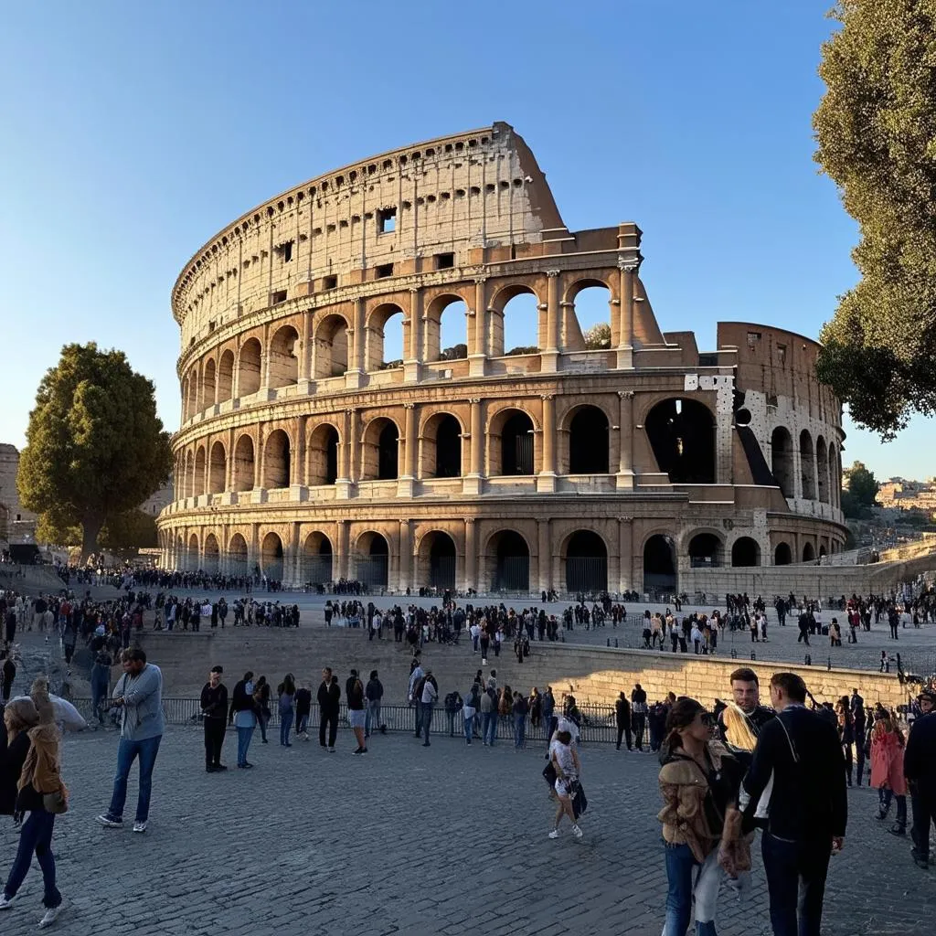 The Roman Colosseum