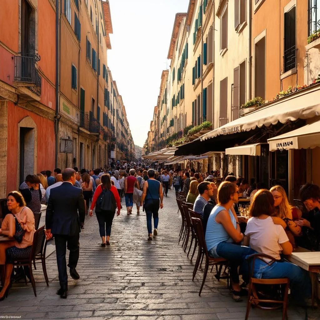 Rome Summer Street