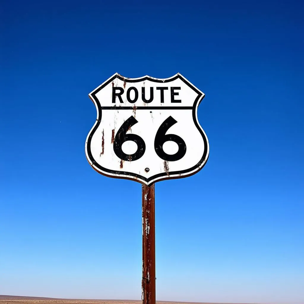 Route 66 Road Sign