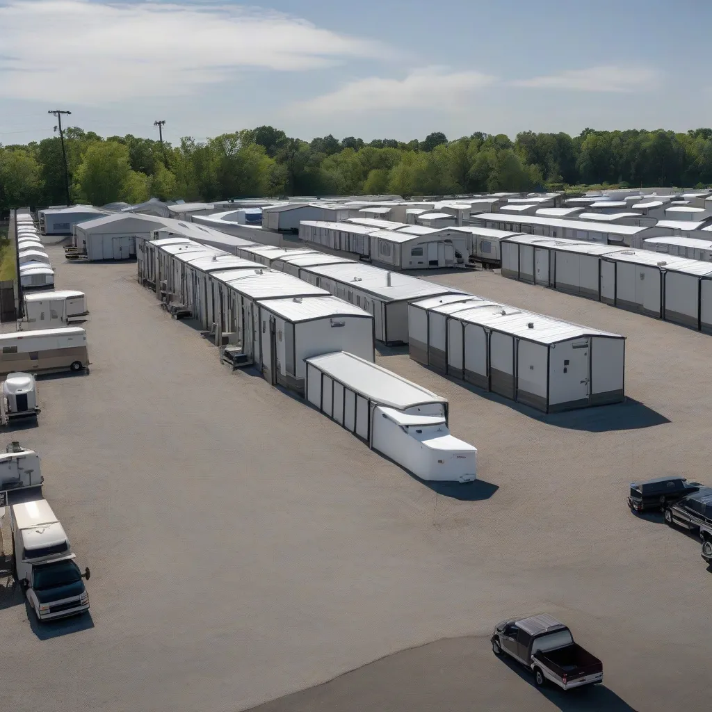 Modern RV Storage Facility