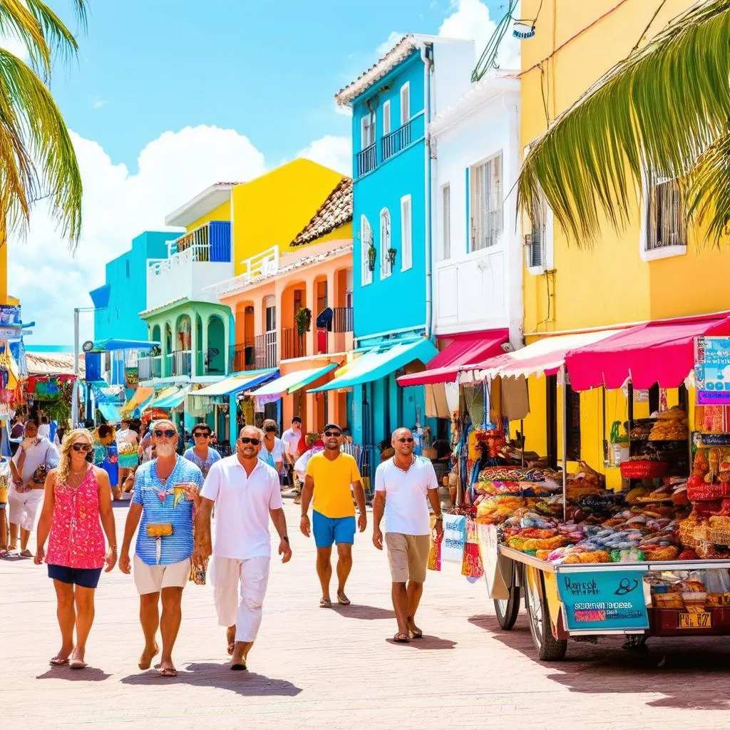 Aruba street scene