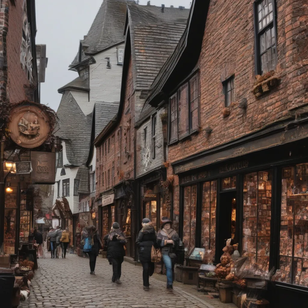 A street scene in Salem, Massachusetts