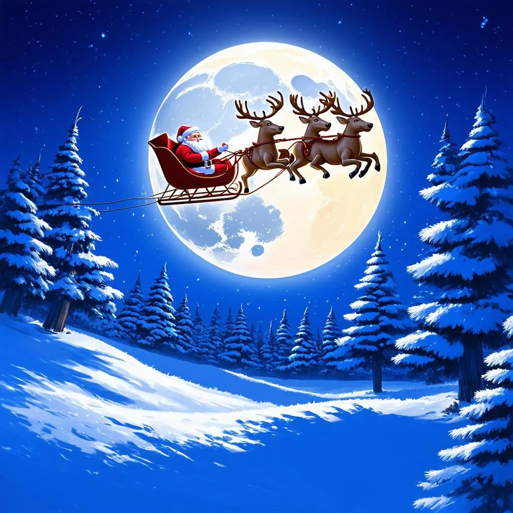 How Does Santa Travel the World in One Night?