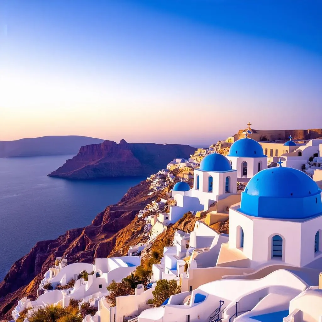 Santorini, Greece Sunset