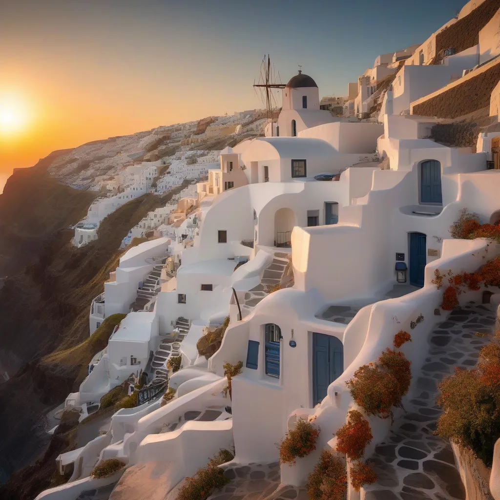 Santorini Sunset over Oia