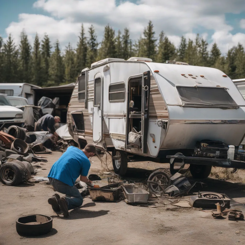 Scrapping a Travel Trailer