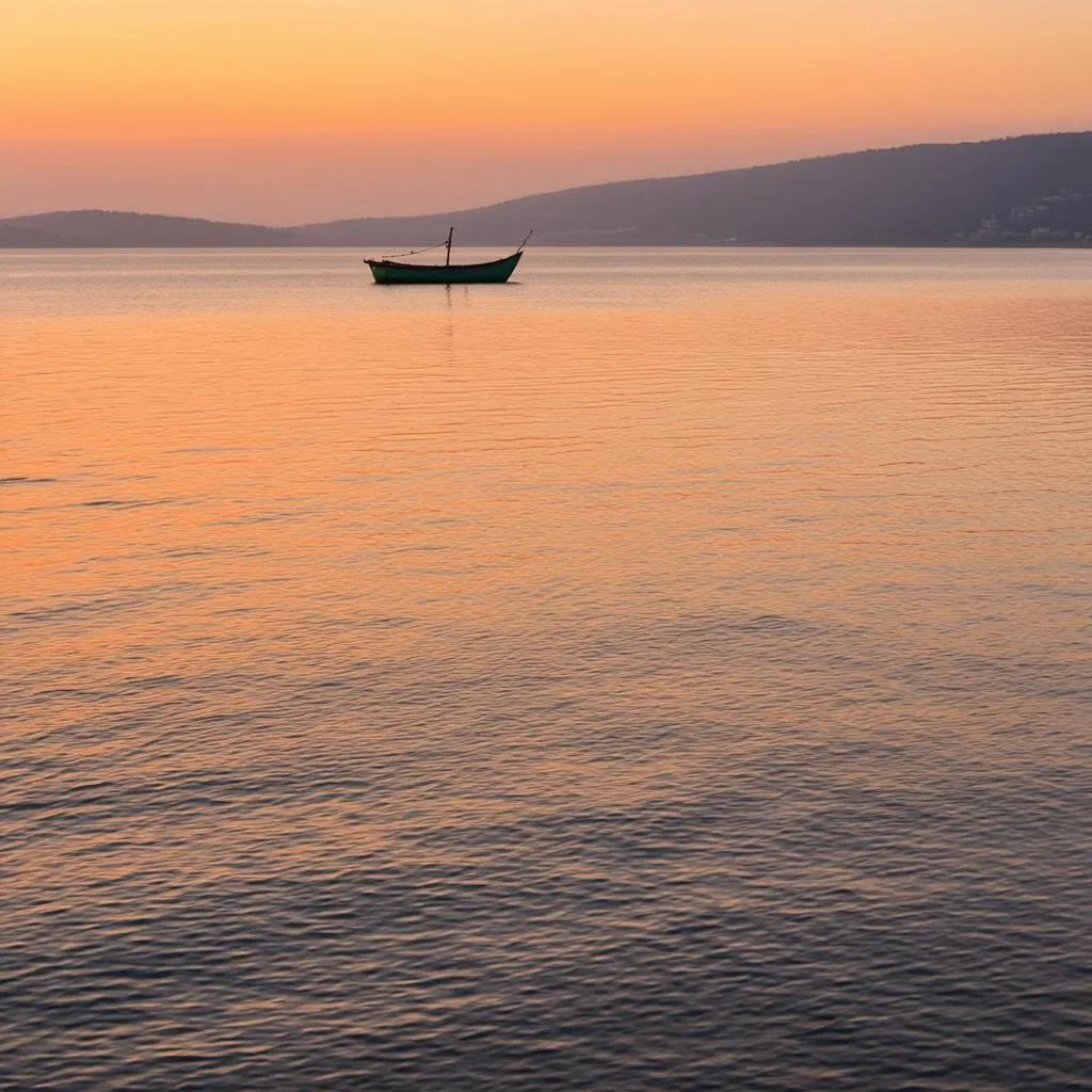 Sea of Galilee at Sunset