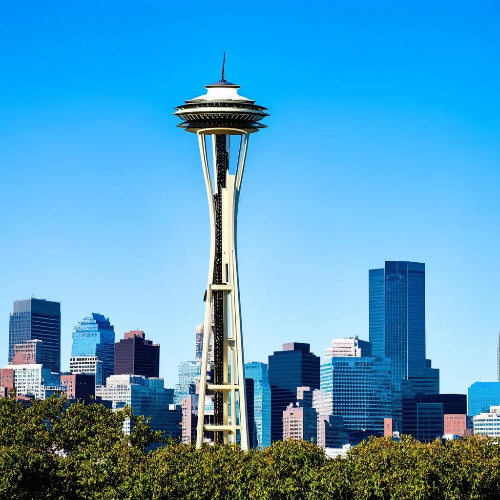 Seattle Summer Skyline