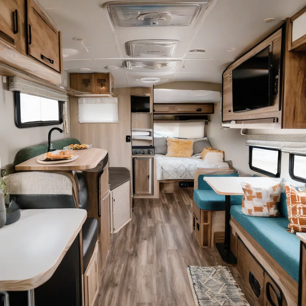 Shasta Travel Trailer Interior