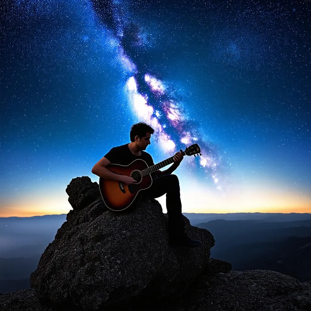 Starry Night Guitarist