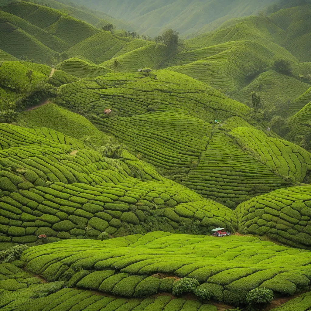 Tea Plantation in Sri Lanka