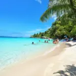 Safe beach in St. Thomas