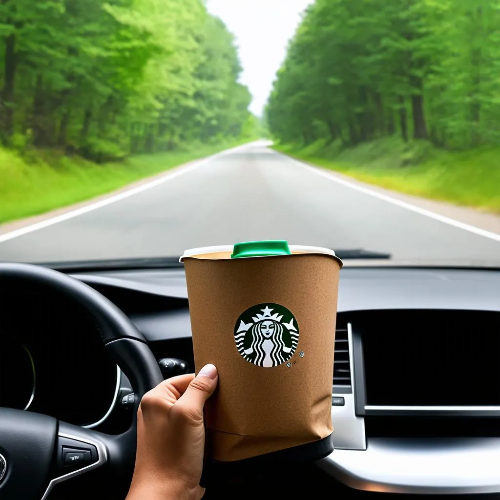 Starbucks Traveler On The Road