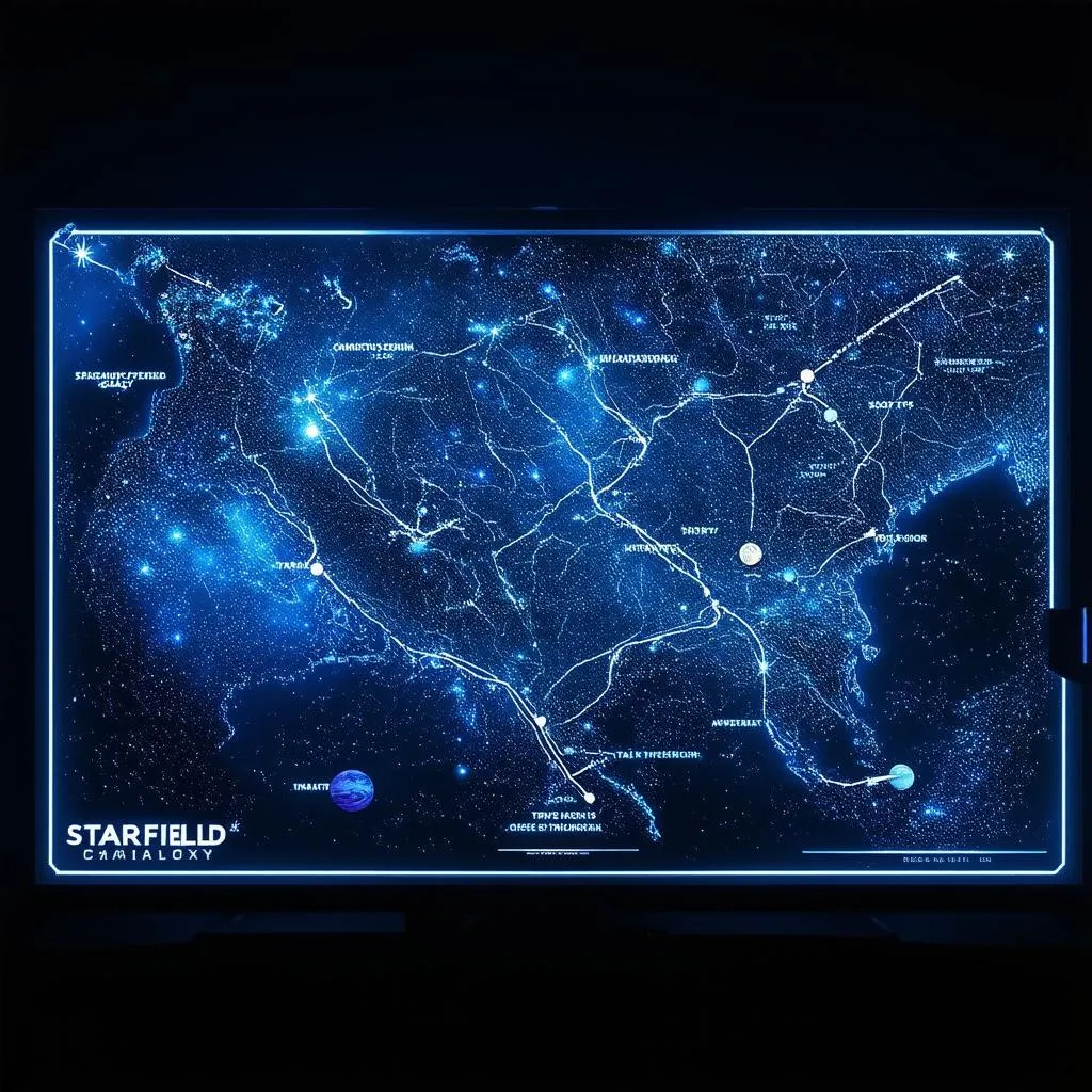 Starfield Galaxy Map