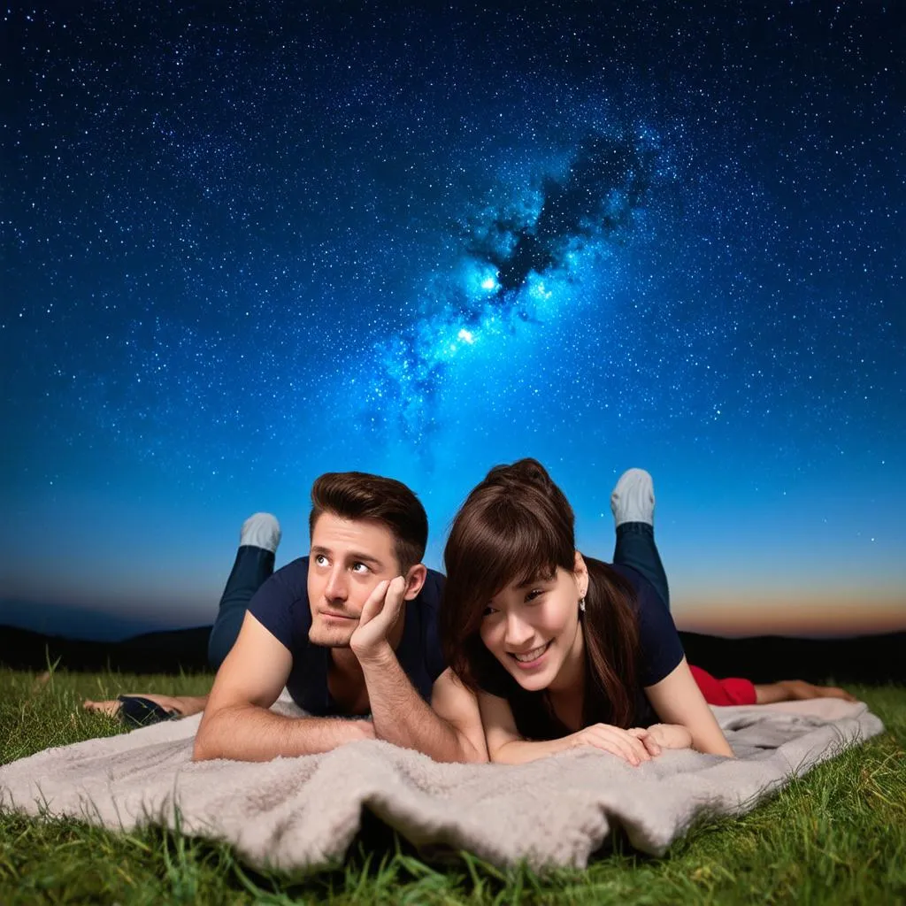 Couple Stargazing