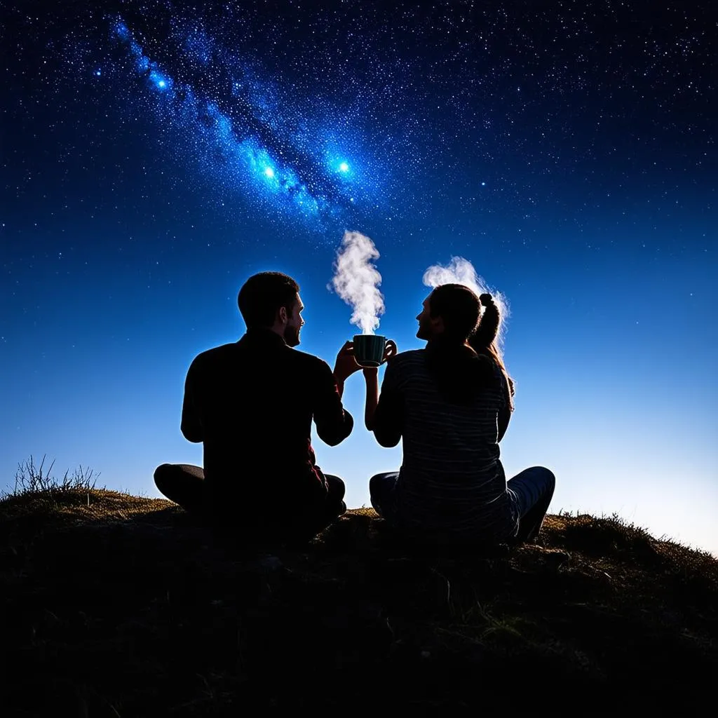 Couple Stargazing