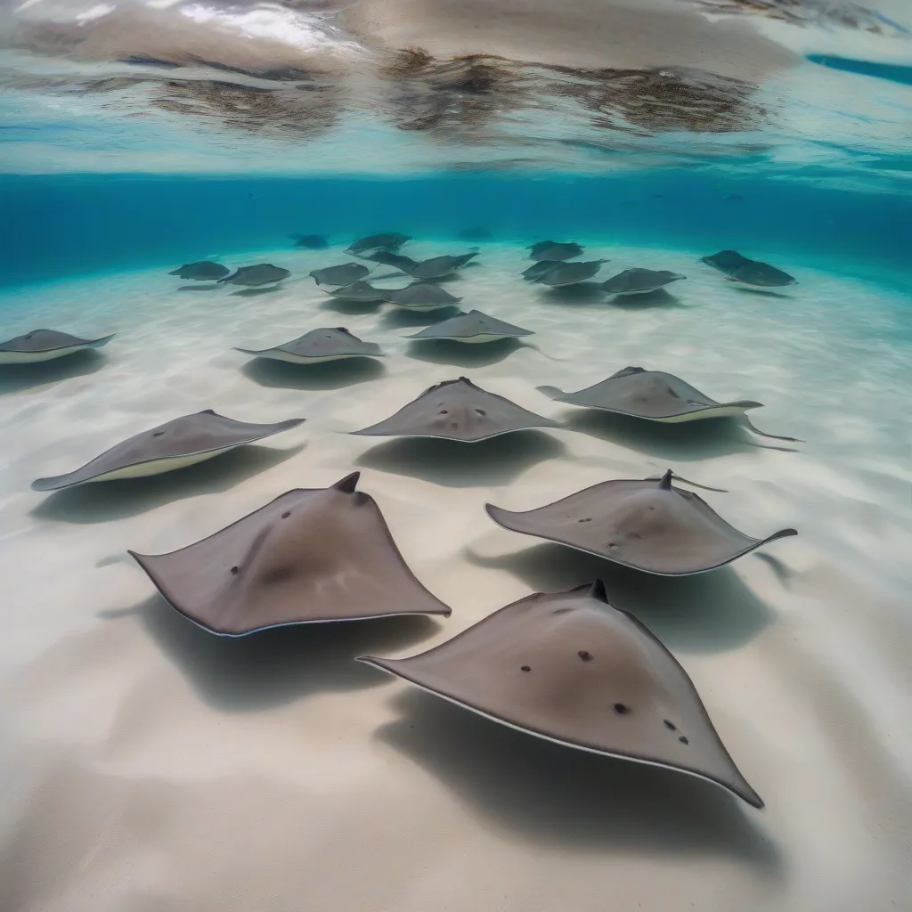 Group of Stingrays