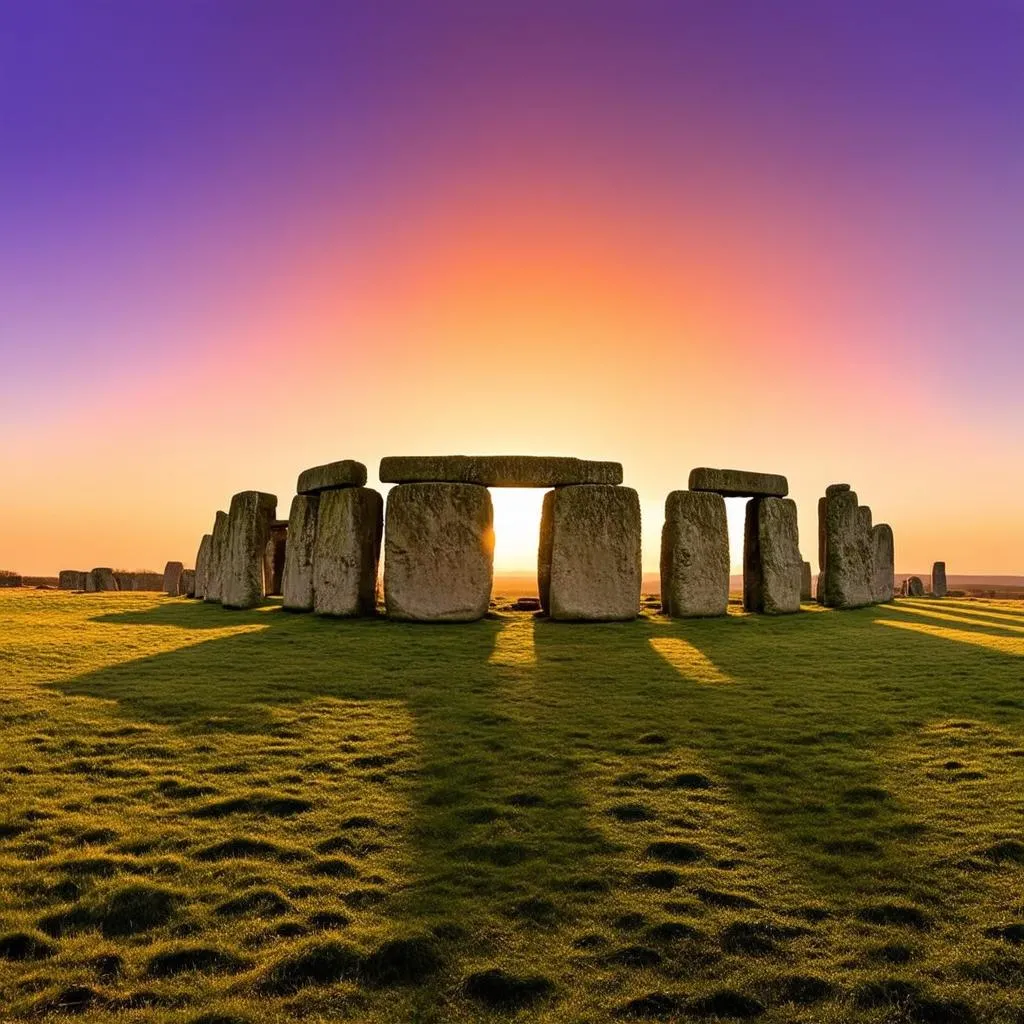 Stonehenge at Sunset