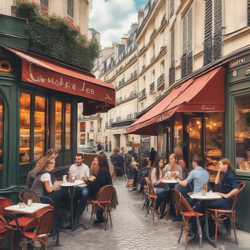 Parisian Street Cafe