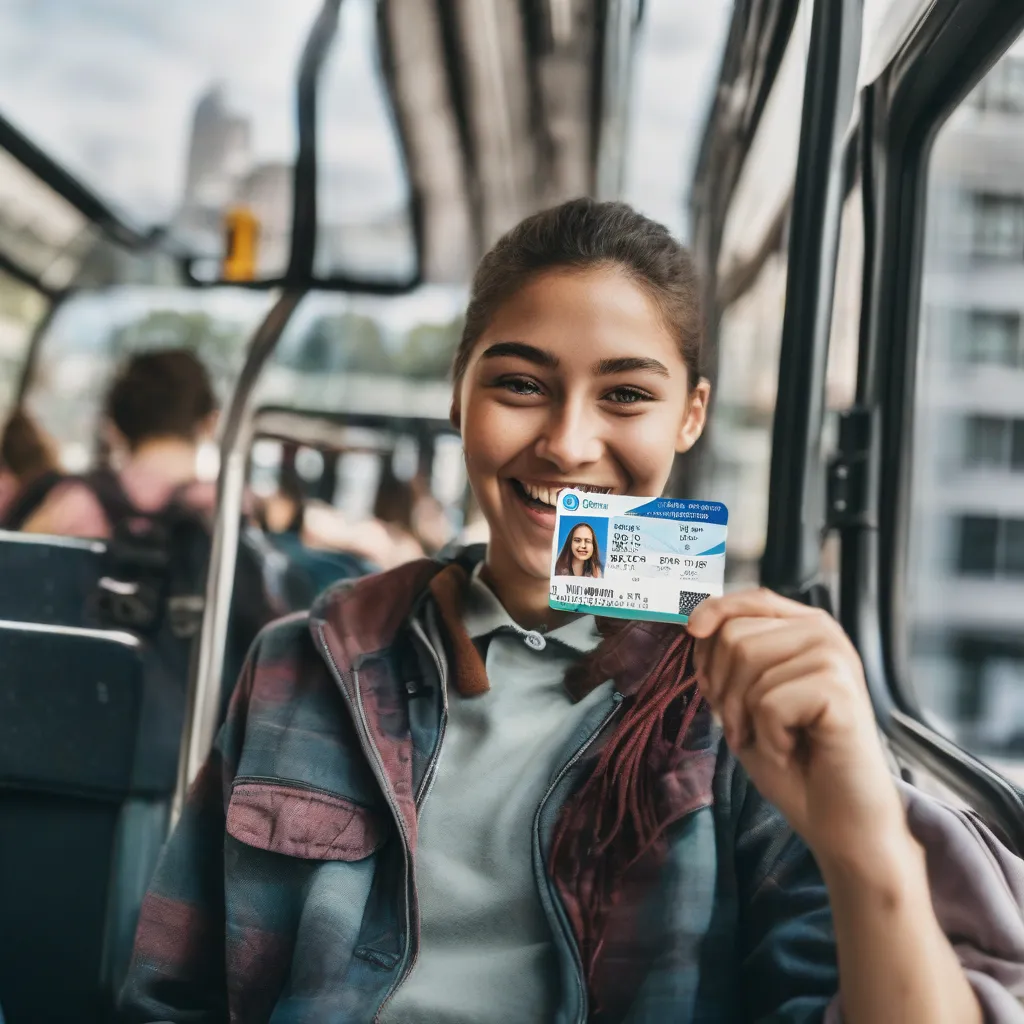 Student with Bus Pass