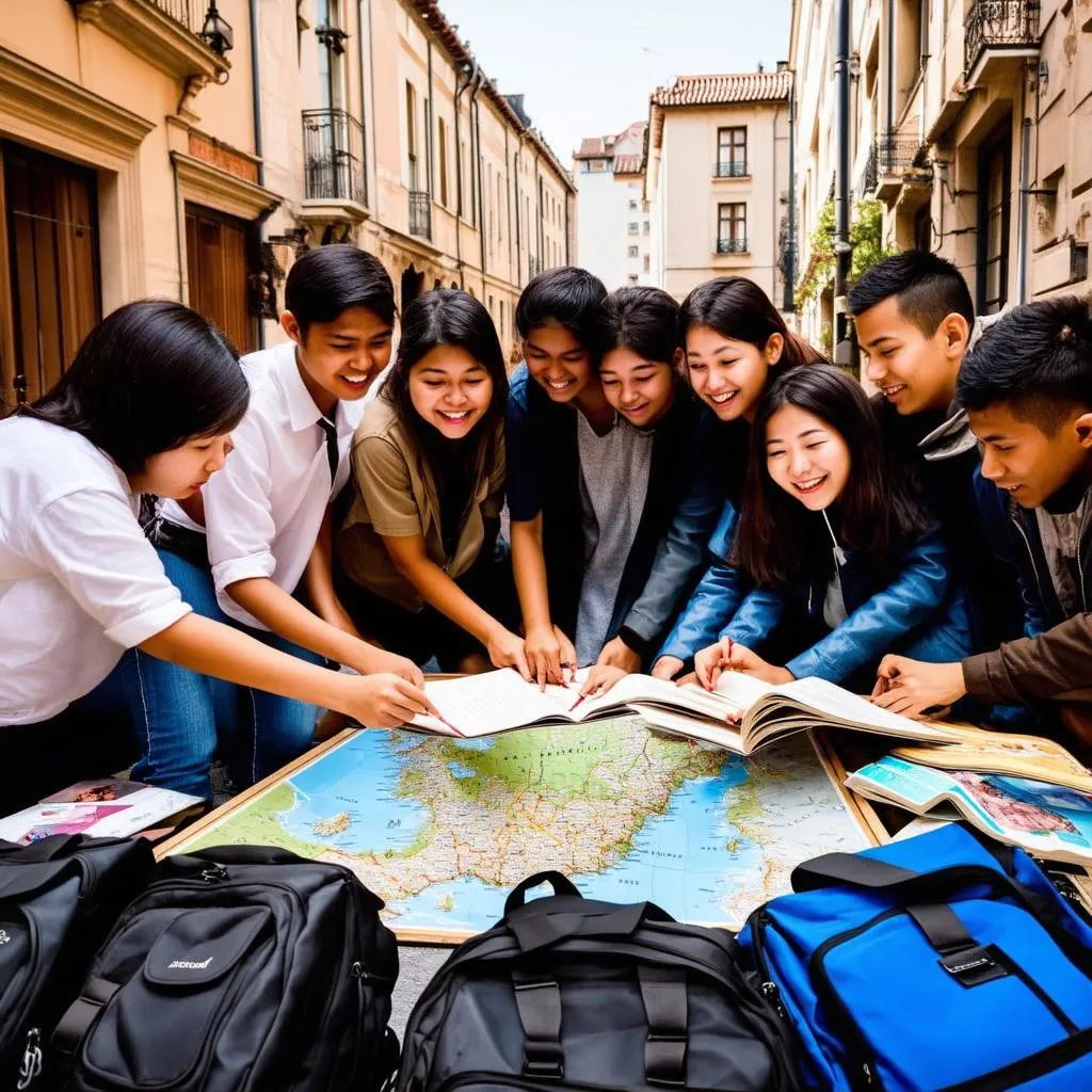 Students Studying Abroad