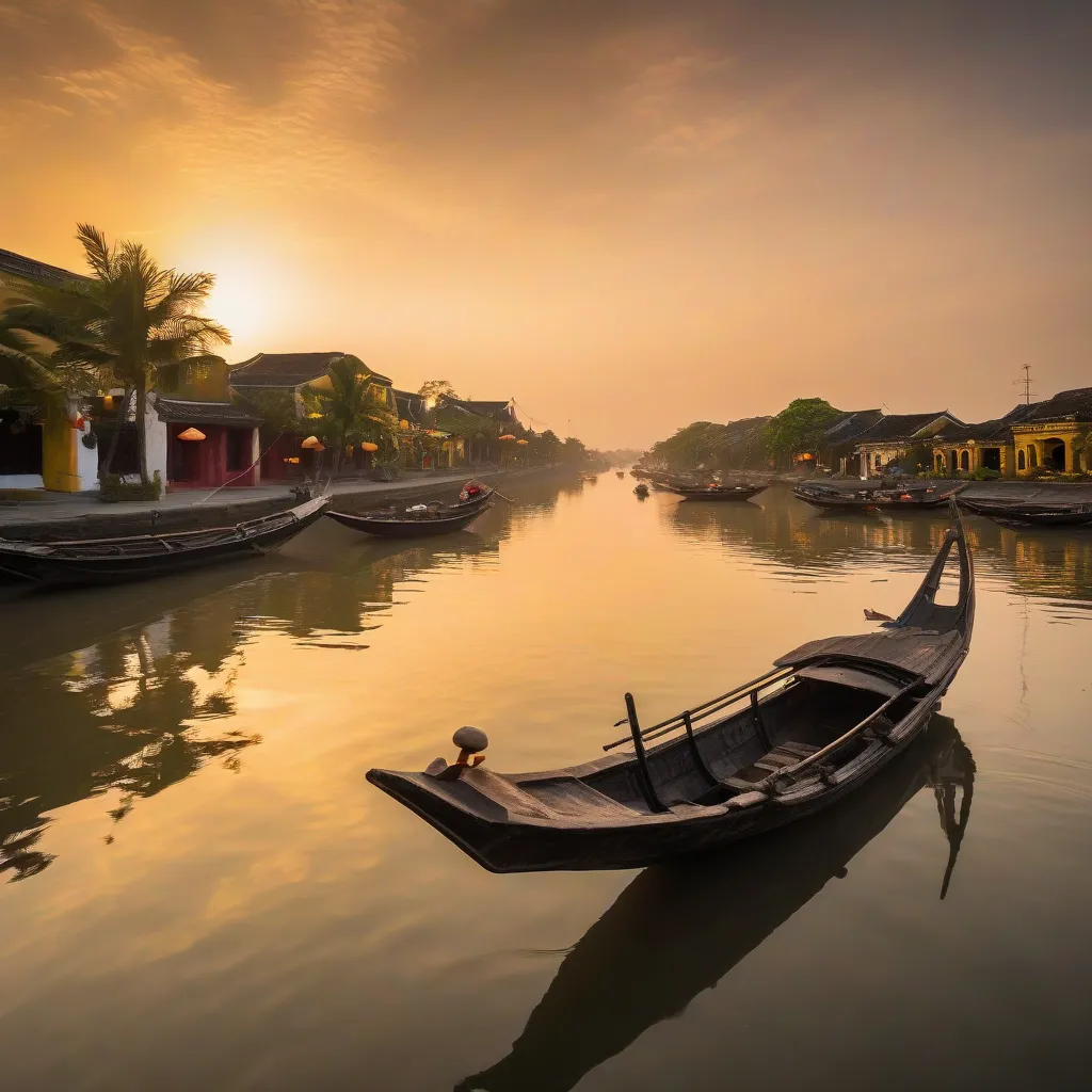 Sunrise Over Hoi An, Vietnam