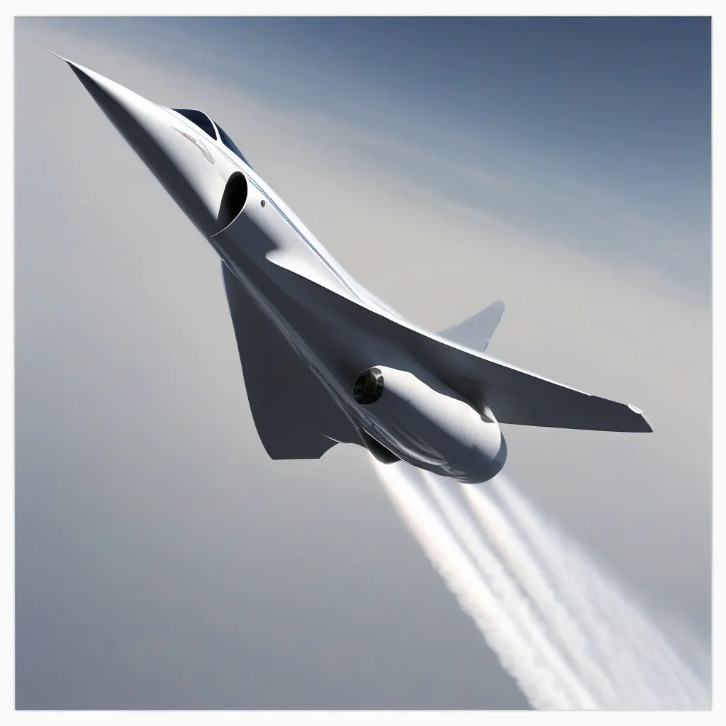 Supersonic Jet Breaking the Sound Barrier