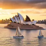 Sydney Opera House at Sunset