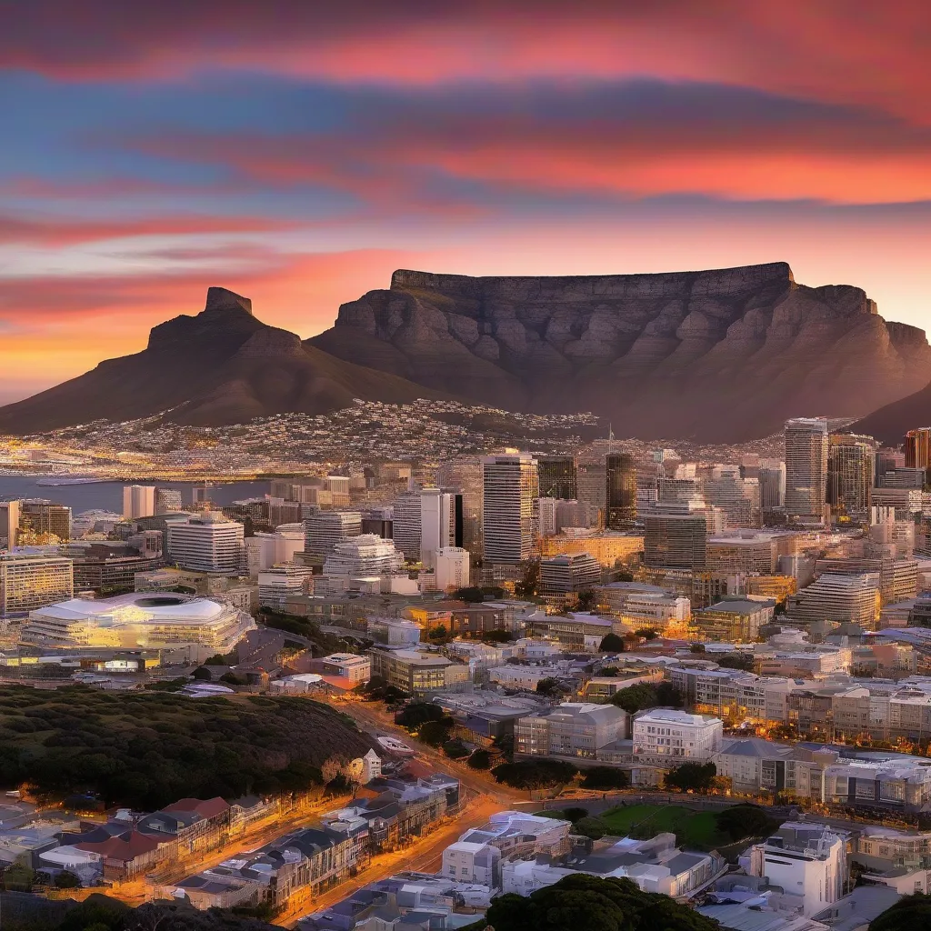 Table Mountain in Cape Town