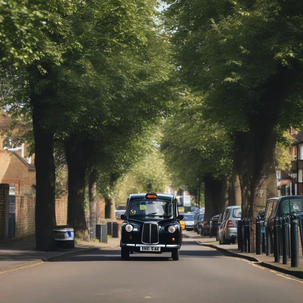 Taxi on a Dunstable Road