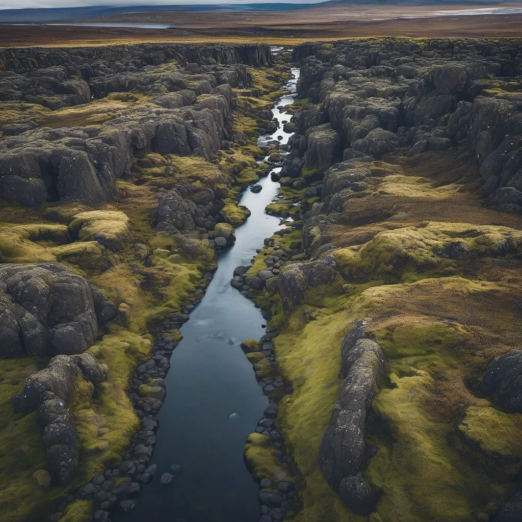 Tectonic Plates at Thingvellir National Park