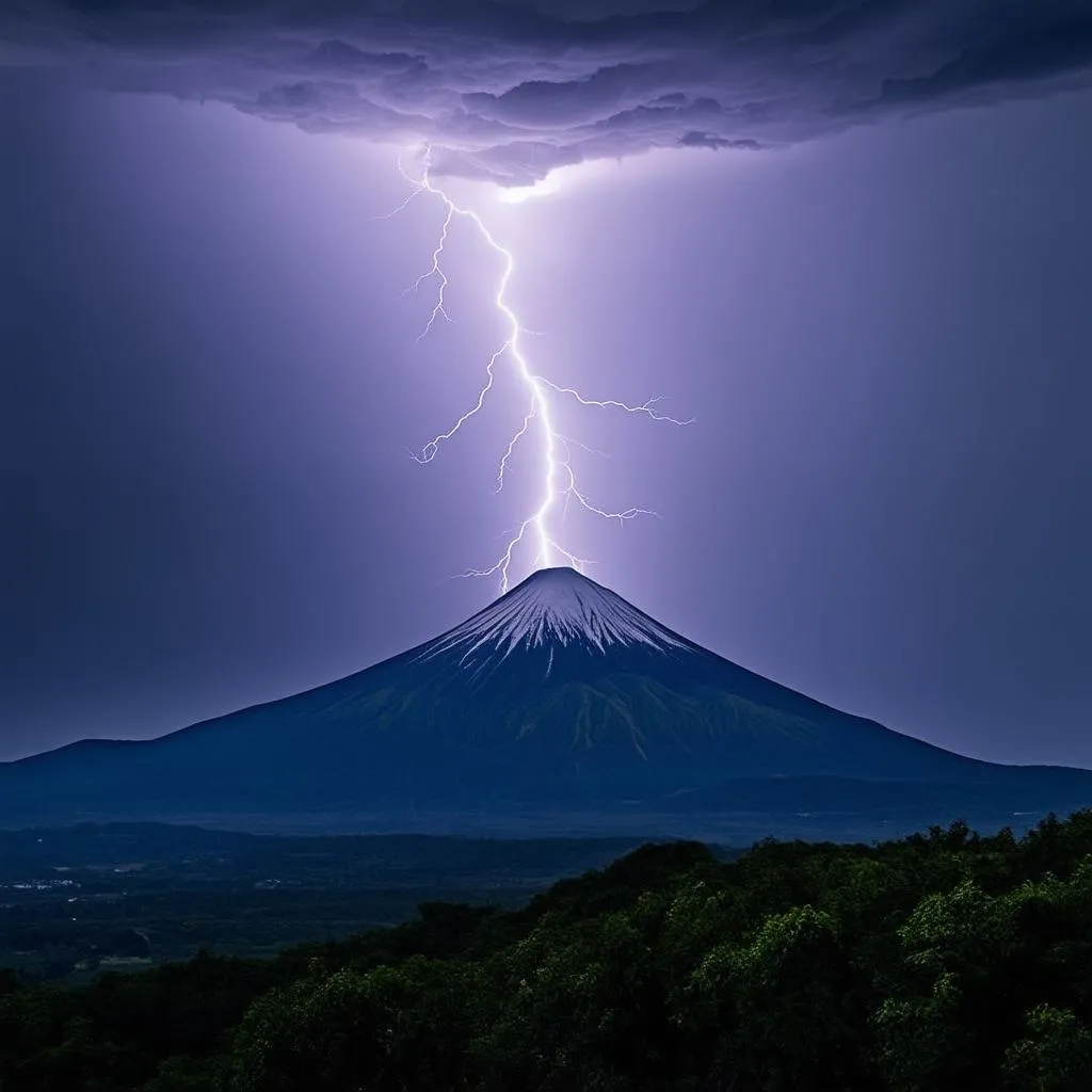 Thunderstorm in the Mountains