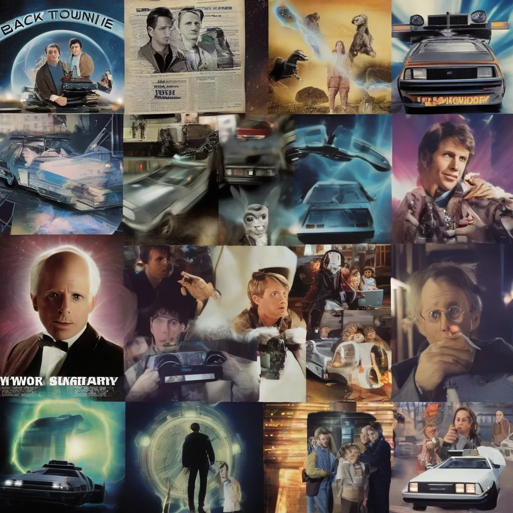 Time Travel Movies Collage