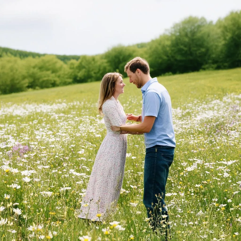 Romantic scene from The Time Traveler's Wife