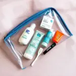 Toiletries Organized for Travel