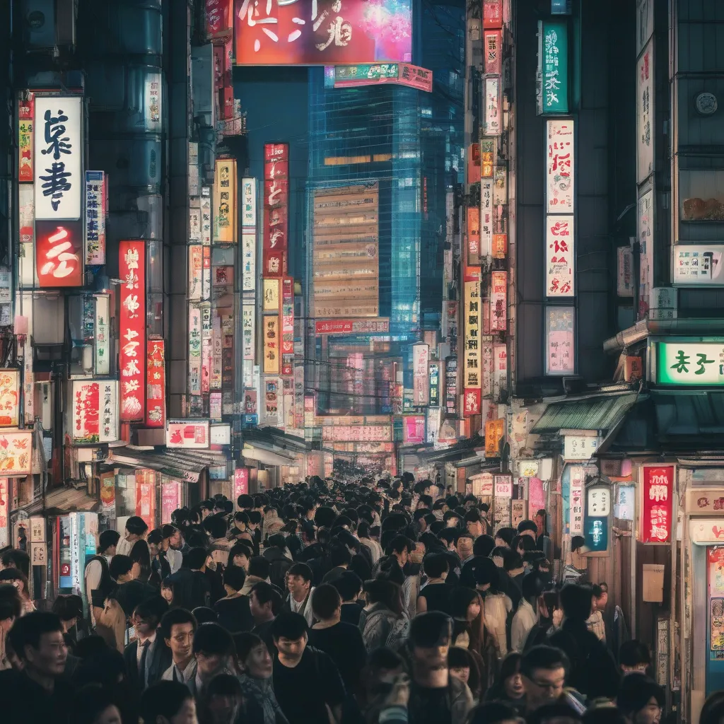 Vibrant Tokyo Street