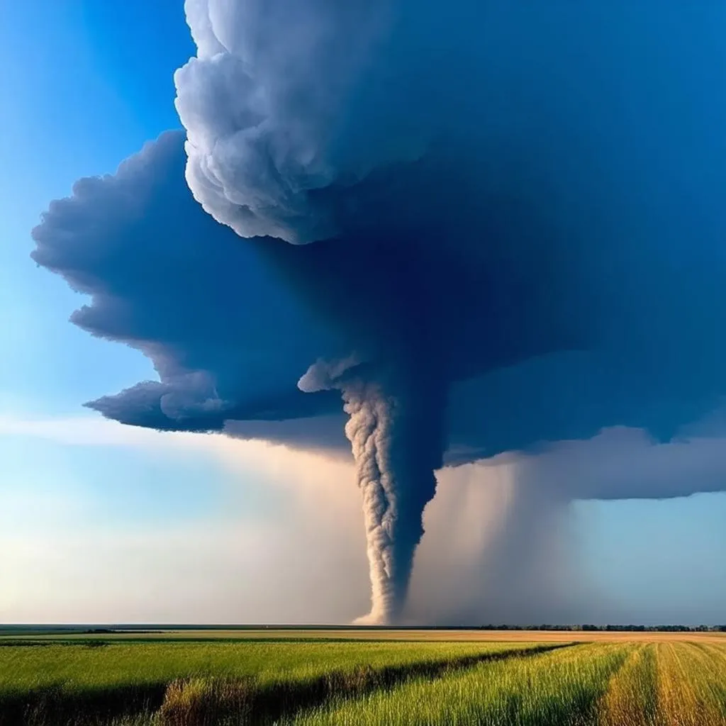 Tornado in the distance