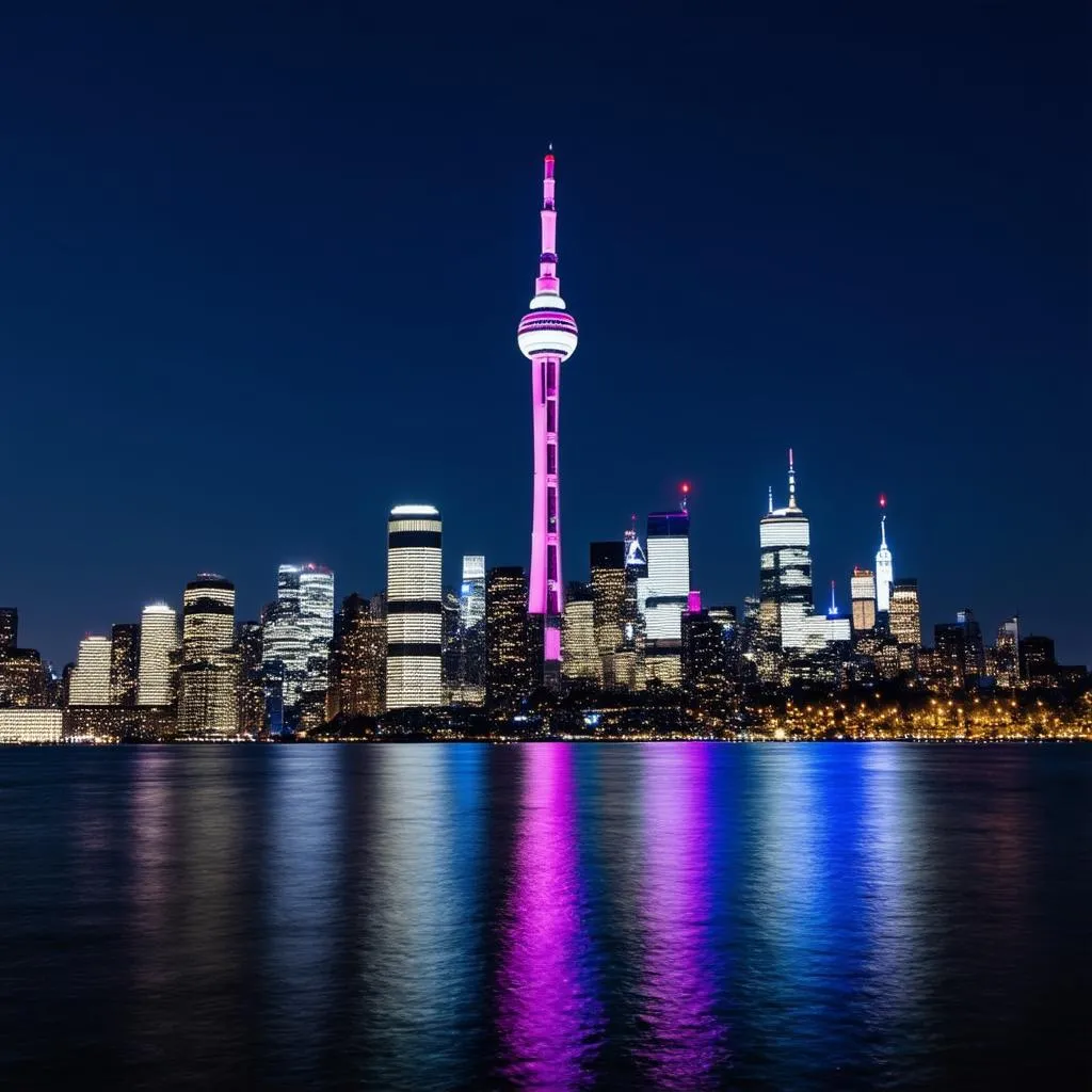 Toronto Cityscape at Night