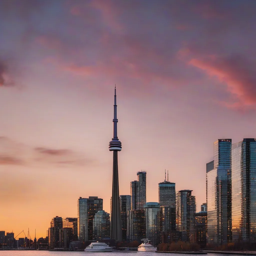 Toronto Skyline with CN Tower