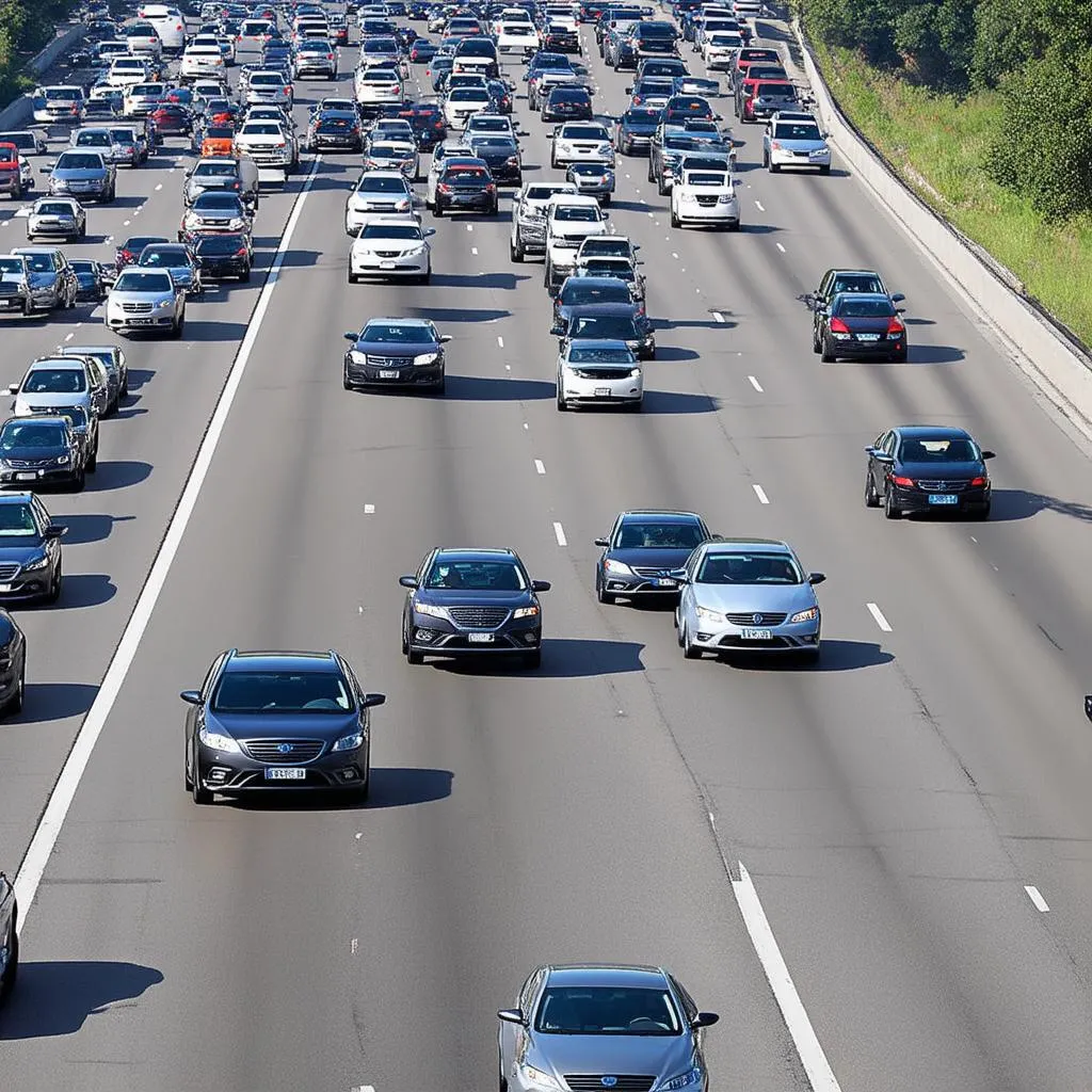 Traffic Density Wave on a Highway