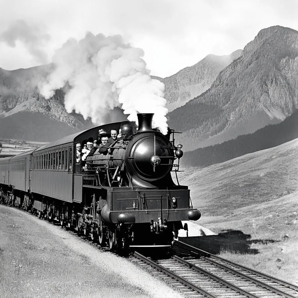 1920s Train Journey North