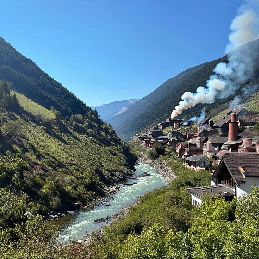 Tranquil Green Valley