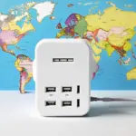 Travel Adapter with Multiple Outlets