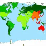 World Map with Travel Advisory Levels