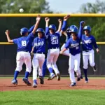 Travel Ball Team Celebration