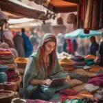 Travel Blogger in Marrakech